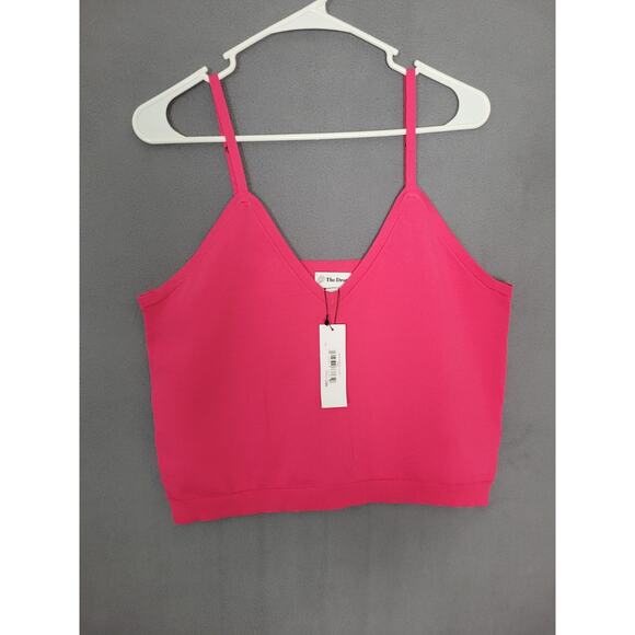 The Drop Women's Plus Size Roni V-Neck Cropped Sweater Tank XXL - Picture 1 of 7